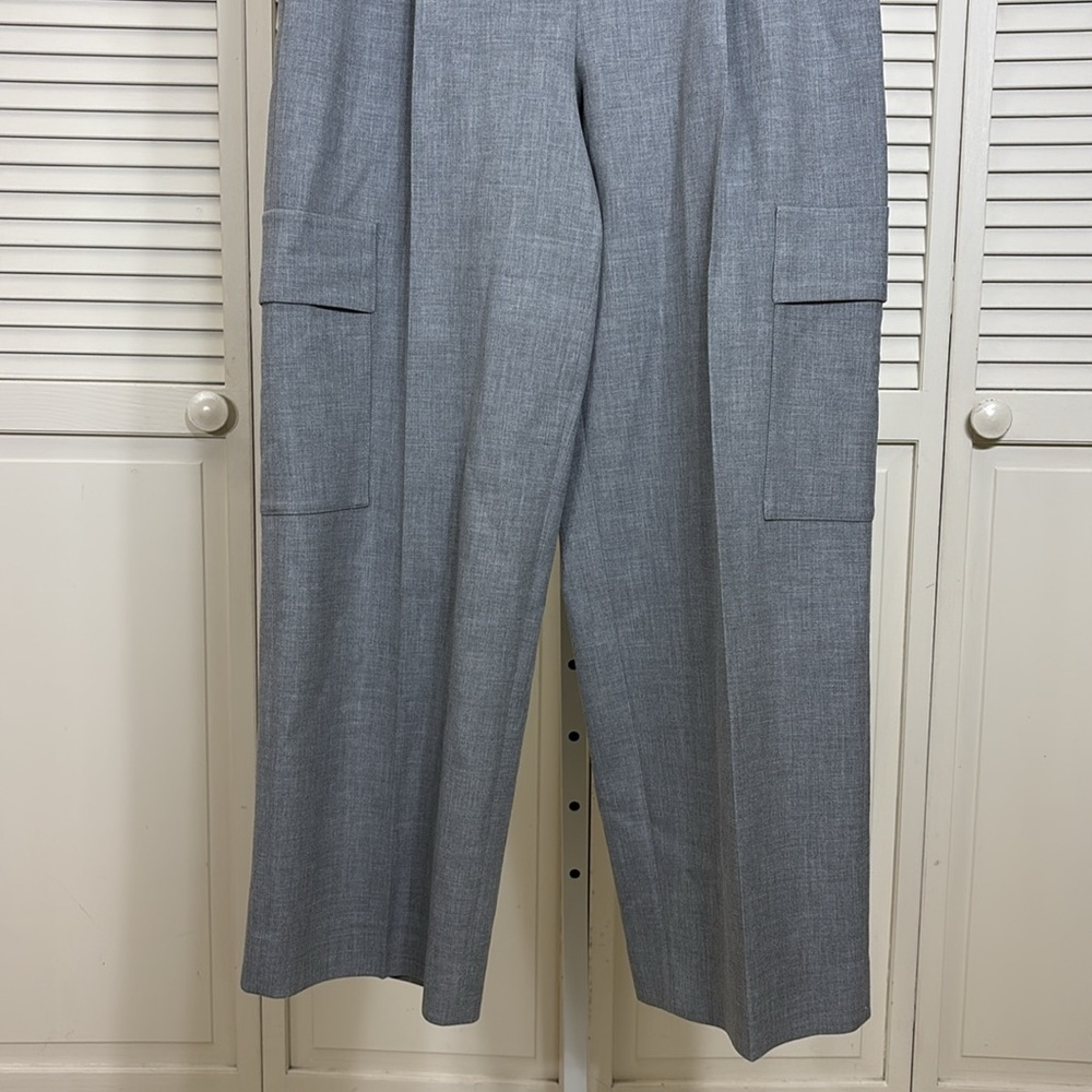 Aritzia Babaton Spotlight Cargo Gray Pant Size 10 - Picture 3 of 11